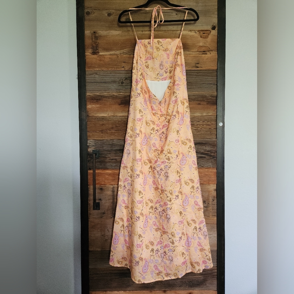 NWT ANTHROPOLOGIE BRAND CHARLIE HOLIDAY Maple Maxi Size LARGE - Picture 8 of 9